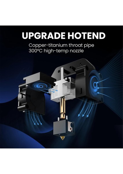 Neptune 4 3D Yazıcı Için Hotend Kiti, Tamamen Monte Edilmiş Tüm Metal Hotend (Yurt Dışından)
