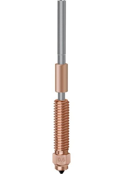 K1 Max K1C Ender-3 V3 3D Yazıcı Hotend 0.6mm Için Geliştirilmiş Nozul (Yurt Dışından)