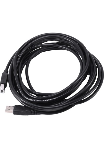 USB 2.0 Kablosu, A Erkek - B Erkek Kablo, Yüksek Hızlı (5m) (Yurt Dışından) fiyatları