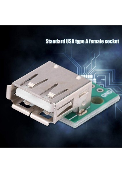 10 Adet 2.54MM Usb'den Dıp USB Tip A Adaptör Kartı, 4-Pin Pin Kartı (Yurt Dışından)