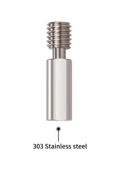H2 Ekstruder Isı Kırıcı Tüm Metal 303 Paslanmaz Çelik Isı Kırıcı, 2 Adet (Yurt Dışından)
