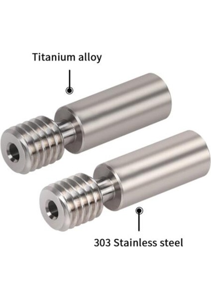 H2 Ekstruder Isı Kırıcı Tüm Metal 303 Paslanmaz Çelik Isı Kırıcı, 2 Adet (Yurt Dışından)