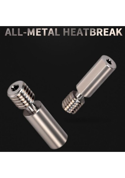 H2 Ekstruder Isı Kırıcı Tüm Metal 303 Paslanmaz Çelik Isı Kırıcı, 2 Adet (Yurt Dışından)