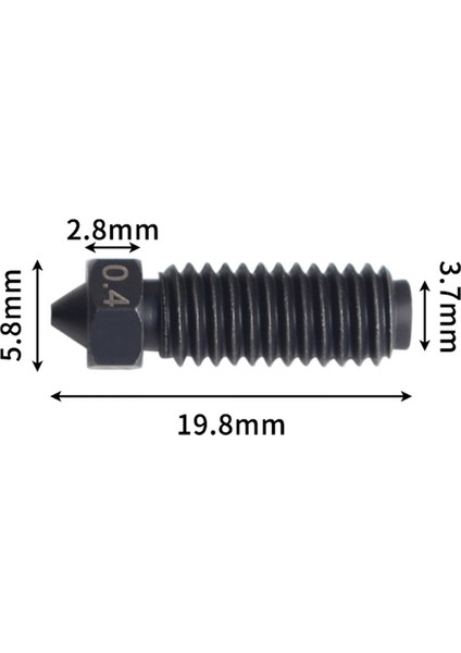 Anycubic Kobra 3 Sertleştirilmiş Çelik Nozul Için (Yurt Dışından) modelleri