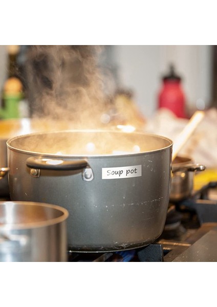 Dymo Letratag Için 4 Paket Etiket Bandı Siyah Beyaz Plastik Etiket Bandı (Yurt Dışından) indirimleri