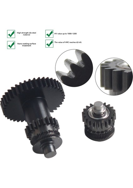 Anycubic Kobra 2 Için Nanocoated Ekstruder Dişli Takımı (Yurt Dışından) indirimleri