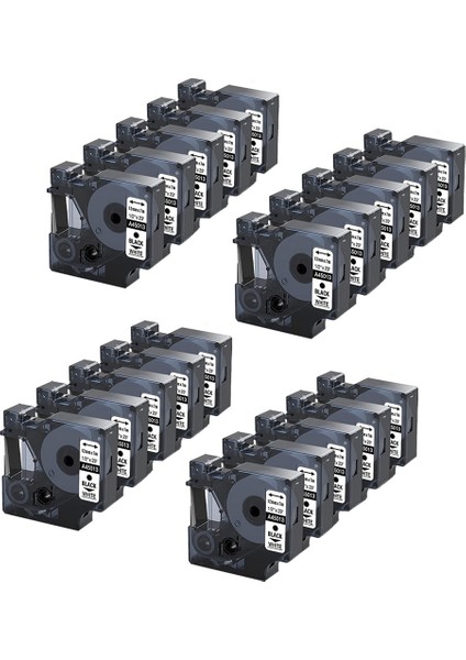 Dymo Label Manager 160 210 450 280 Için Siyah Beyaz Etiket Şeritleri (Yurt Dışından)