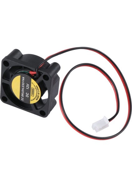 Dc 12V 0.1A 2pin Mini Fırçasız Soğutma Fanı, Siyah (Yurt Dışından)