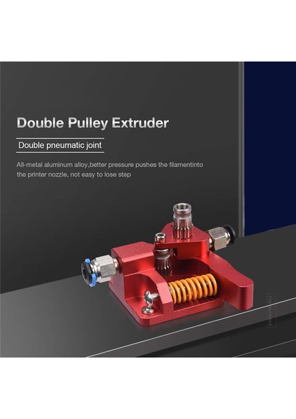 Çift Dişli Ekstruder, Ender 3 CR10 Cr-10 Pro CR-10S ile Uyumlu (Yurt Dışından) indirimleri