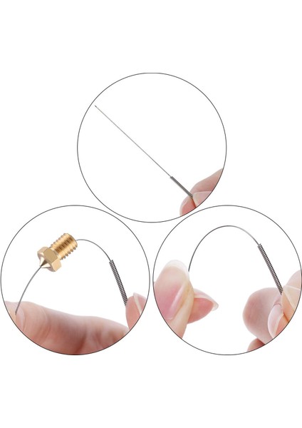 13 Adet 3D Yazıcı Nozul Temizleme Aleti Seti 0.4mm 0.35MM Sökme Aleti (Yurt Dışından)