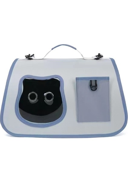 Ka Kedi Çantası Evcil Hayvan Çantası Büyük Kapasiteli Taşınabilir Kedi Çantası Araba Nefes Alabilen Evcil Hayvan Sırt Çantası Crossbody (Yurt Dışından)