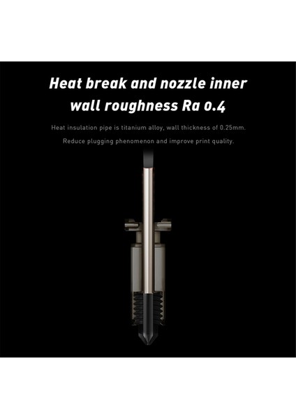 V3.0 HOTEND+P1P Isıtma Çubuğu Termistör Kiti Bambu Lab Baskı Kafası Için (Yurt Dışından)