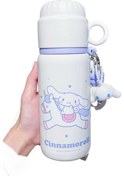 Ka Sanrio Kuromi Çocukların Çift Içki Kupası Strap ile Insulatlı (Yurt Dışından)