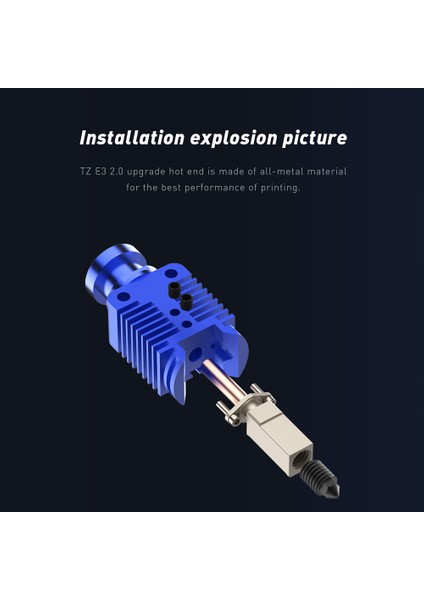3D Yükseltme Tz E3 2.0 Hotend Ekstruder Kiti 24V 48W (Yurt Dışından)
