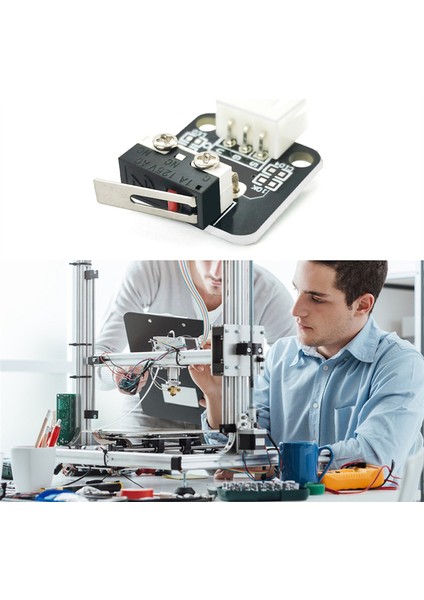 10 Adet 3D Yazıcı Parçası Son Durdurma Limit Anahtarı 3 Pin (Yurt Dışından)