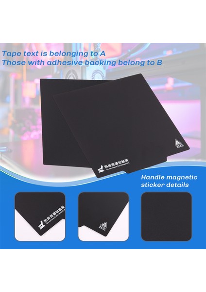 3D Yazıcı 220X220 Sıcak Yatak Manyetik Etiket Wanhao I3 Anet A8 Için (Yurt Dışından)