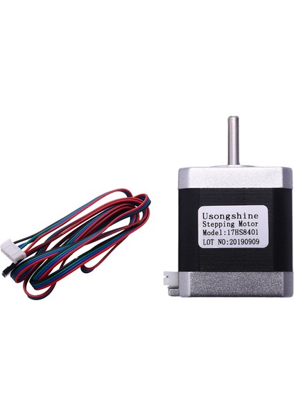 3D Yazıcı Için 2 Adet NEMA17 Adım Motoru 4-Uç 48MM/78OZ-IN 1.8A (Yurt Dışından)