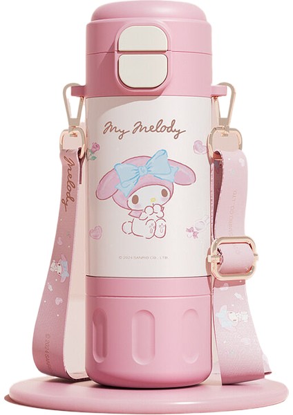 Ka Sanrio Kuromi Çocukların Çift Içki Kupası Strap ile Insulatlı (Yurt Dışından)