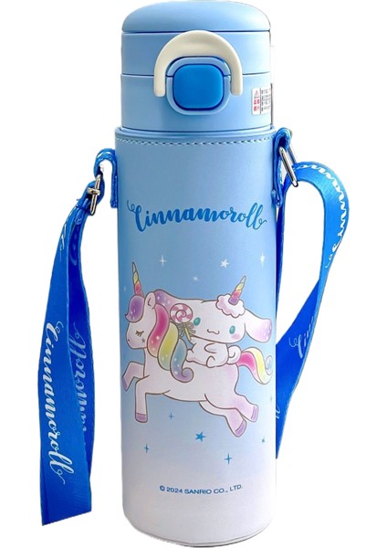 Ka Sanrio Kuromi Çocukların Çift Içki Kupası Strap ile Insulatlı (Yurt Dışından)