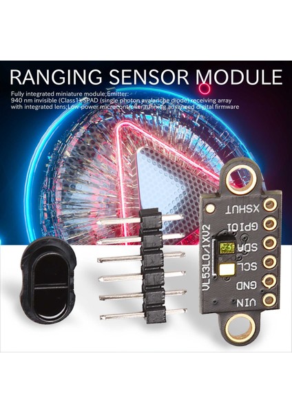 VL53L1X Mesafe Ölçüm Uçuş Süresi Sensörü Modülü 3V-5V Arduino Için (Yurt Dışından) fiyatları