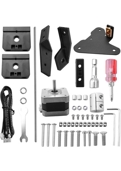 Ender 3 Çift Z Eksenli Yükseltme Kiti Kurşun Vida Adım Motoru Kiti (Yurt Dışından) fiyatları