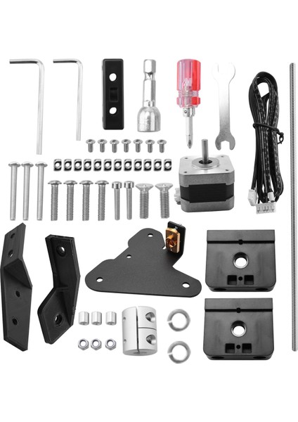 Ender 3 Çift Z Eksenli Yükseltme Kiti Kurşun Vida Adım Motoru Kiti (Yurt Dışından) modelleri