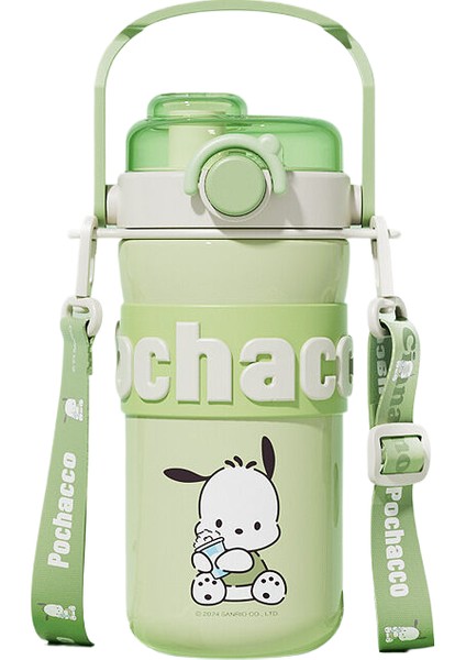 Ka Sanrio Kuromi Çocukların Çift Içki Kupası Strap ile Insulatlı (Yurt Dışından)