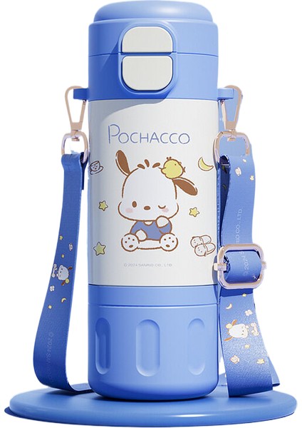 Ka Sanrio Kuromi Çocukların Çift Içki Kupası Strap ile Insulatlı (Yurt Dışından)