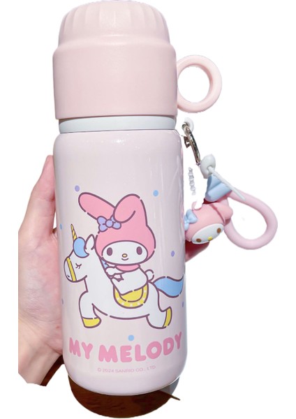 Ka Sanrio Kuromi Çocukların Çift Içki Kupası Strap ile Insulatlı (Yurt Dışından)