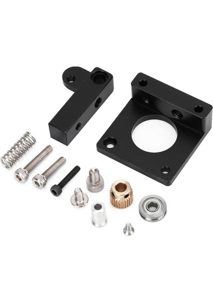 3D Yazıcı Parçaları Mk8 Ekstruder Alüminyum Blok Sağ El Kısa Siyah (Yurt Dışından)