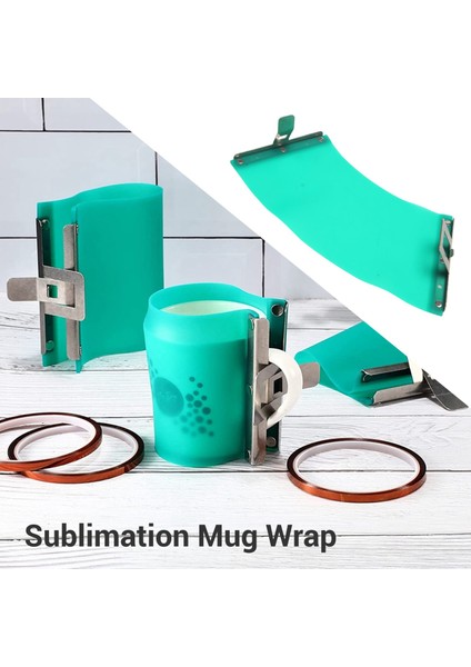 Adet 3D Kupa Süblimasyon Silikon Kupa Kalıbı 11OZ 12OZ 15OZ Baskı Için (Yurt Dışından)