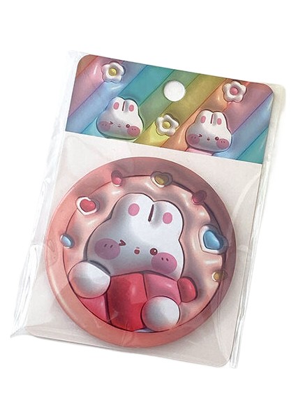 Etiket Küçük Ayna Taşınabilir Makyaj Aynası Küçük Yuvarlak Ayna Yuvarlak Makyaj Aynası (Yurt Dışından)