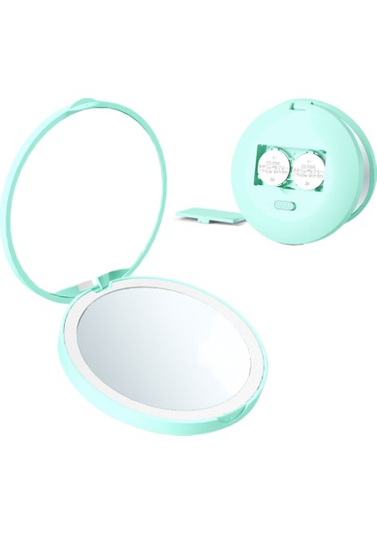 Taşınabilir LED Makyaj Aynası Işıklı Ayna Katlanır Işıklı LED Makyaj Aynası (Yurt Dışından)