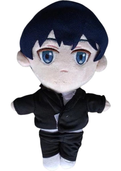 Anime Testere Adam Siyah Peluş Oyuncak 23CM (Yurt Dışından)