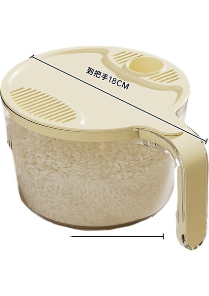 Ka Rice Washing Basin, Rice Sieve With Fine Pores, No Leakage Of Rice, Kitap And Household Food Grade Vegetable Washing Basin, Drain Basket (Yurt Dışından)