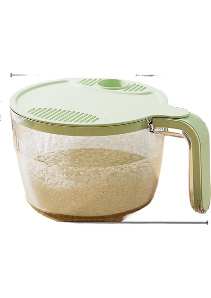 Ka Rice Washing Basin, Rice Sieve With Fine Pores, No Leakage Of Rice, Kitap And Household Food Grade Vegetable Washing Basin, Drain Basket (Yurt Dışından)
