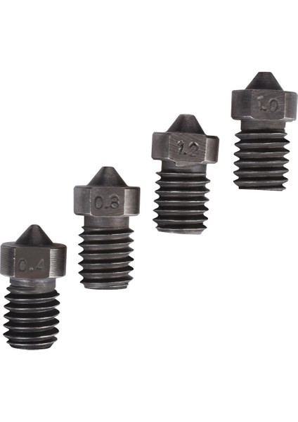 E3D Sertleştirilmiş Çelik Nozullar Için V6 Nozul 1.75MM V6 0.6mm 5 Adet (Yurt Dışından) fiyatları