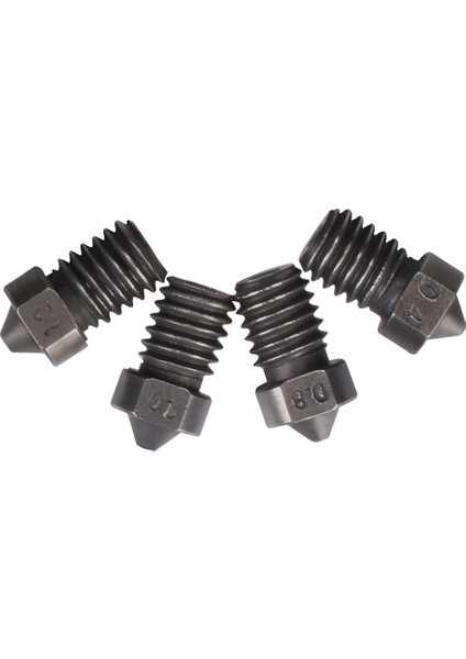 E3D Sertleştirilmiş Çelik Nozullar Için V6 Nozul 1.75MM V6 0.6mm 5 Adet (Yurt Dışından) fırsatları