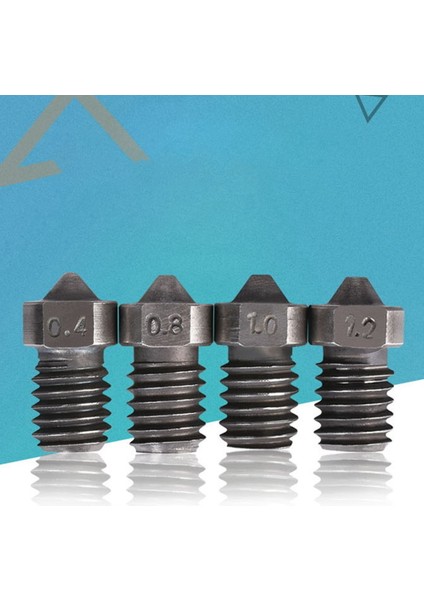 E3D Sertleştirilmiş Çelik Nozullar Için V6 Nozul 1.75MM V6 0.6mm 5 Adet (Yurt Dışından) indirimleri