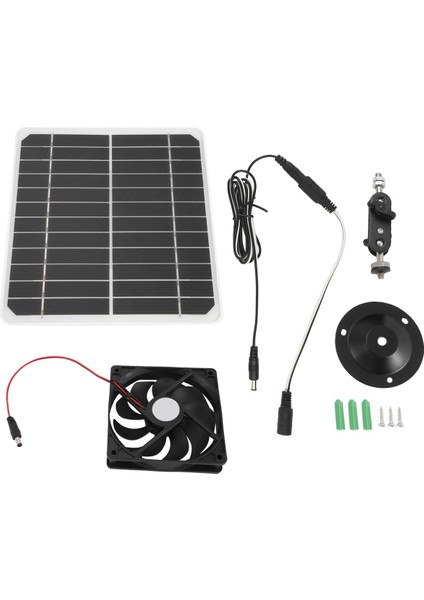 Güneş Paneli Fan Kiti, 15W Güneş Egzoz Fanı Açık Hava Su Geçirmez, Tavuk Evi, Kulübe Için Taşınabilir Havalandırma Egzoz Fanı (Yurt Dışından) modelleri