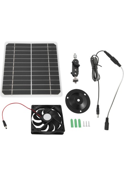 Güneş Paneli Fan Kiti, 15W Güneş Egzoz Fanı Açık Hava Su Geçirmez, Tavuk Evi, Kulübe Için Taşınabilir Havalandırma Egzoz Fanı (Yurt Dışından) fırsatları