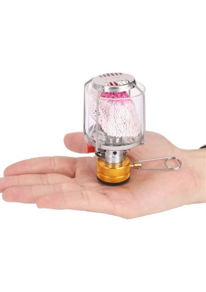 Mini Gaz Lambası Açık Kamp Feneri Çadır Lambası El Feneri Asılı Mini Kamp Taşınabilir Cam Lamba Kamp Ekipmanları (Yurt Dışından) fiyatları