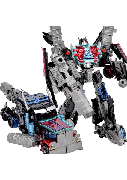Transformers Siyah Optimus Prime Çocuk Hediye Oyuncak 22CM (Yurt Dışından)