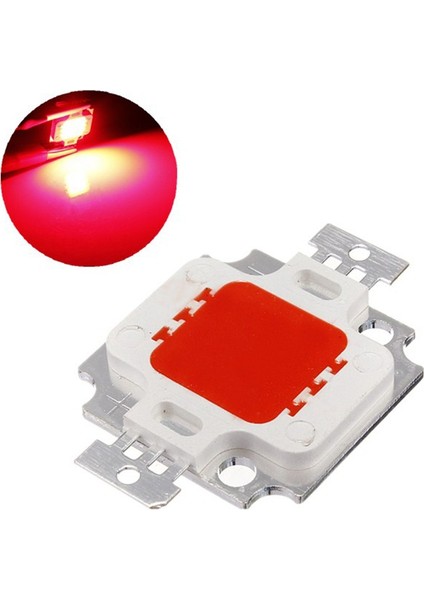 10W LED Cob Çip Işıklandırmalı Projektör Spot Lambası Ampul Rengi: Kırmızı (Yurt Dışından)