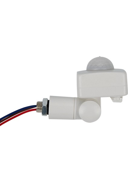 Yüksek Kaliteli Otomatik Pır 85-265 V Güvenlik Pır Kızılötesi Hareket Sensörü Dedektörü Duvar LED Işık Açık 160 Derece 10 M Beyaz (Yurt Dışından)