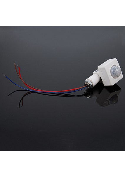 Yüksek Kaliteli Otomatik Pır 85-265 V Güvenlik Pır Kızılötesi Hareket Sensörü Dedektörü Duvar LED Işık Açık 160 Derece 10 M Beyaz (Yurt Dışından)