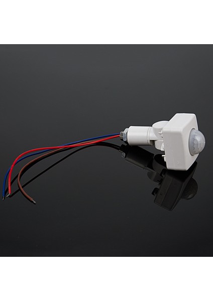 Yüksek Kaliteli Otomatik Pır 85-265 V Güvenlik Pır Kızılötesi Hareket Sensörü Dedektörü Duvar LED Işık Açık 160 Derece 10 M Beyaz (Yurt Dışından)