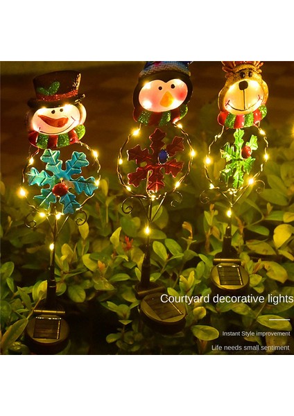 Noel Dekorasyon Aydınlık Ev Açık Tatil Parti Süslemeleri Güneş Kar Tanesi Demir Fiş Işıkları D (Yurt Dışından) fiyatları