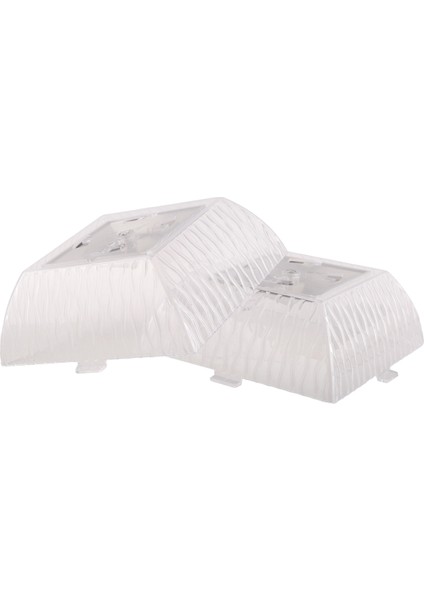 Güneş Direkli Dış Mekan Işıkları - 2 Paket 2 Modlu Güneş Güverte Çit Işıkları, IP65 Su Geçirmez Güneş Enerjili Işık Direkleri Beyaz (Yurt Dışından) fırsatları