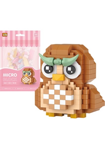 Loz Mini Baykuş Çocuk Oyuncak Yapım Seti 180 Parça (Yurt Dışından)